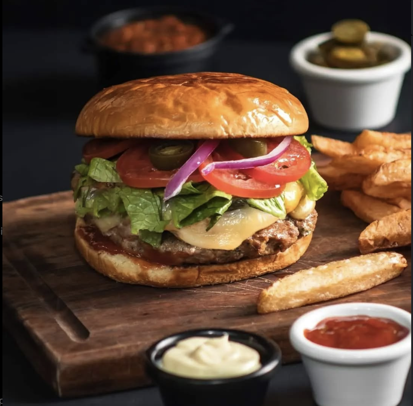 Hamburguesas con papas