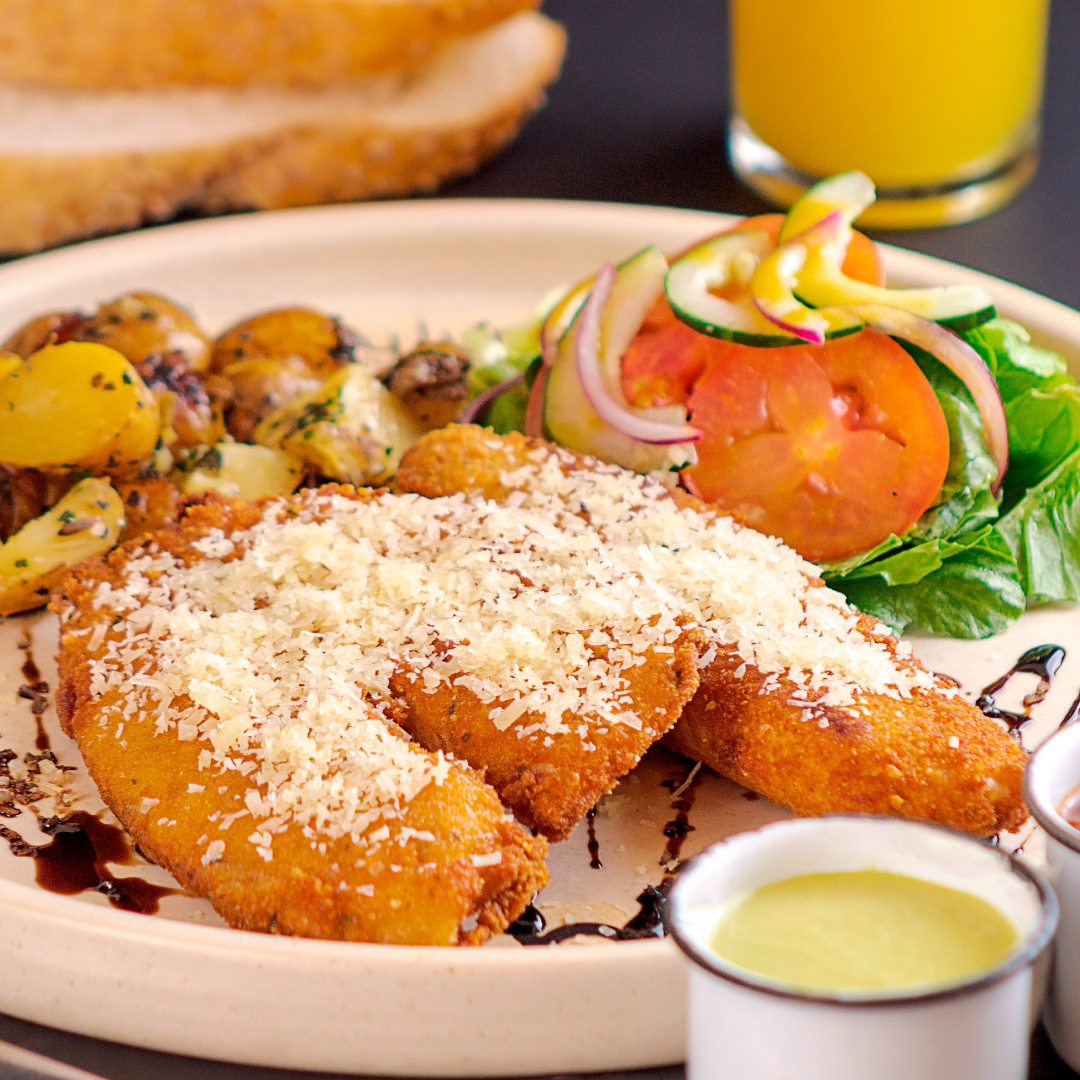 Pescado a la parmesana
