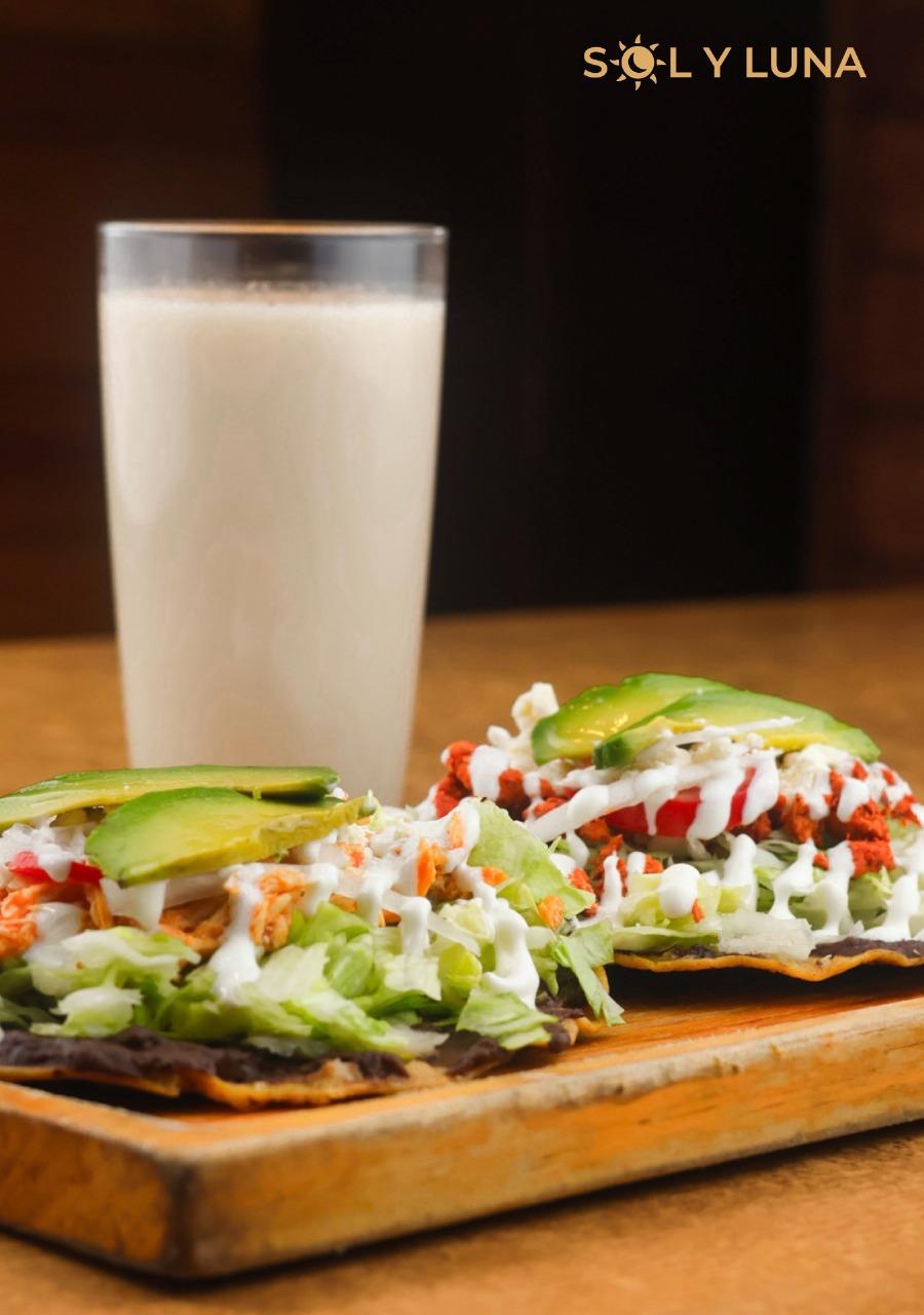 Tostadas de pollo